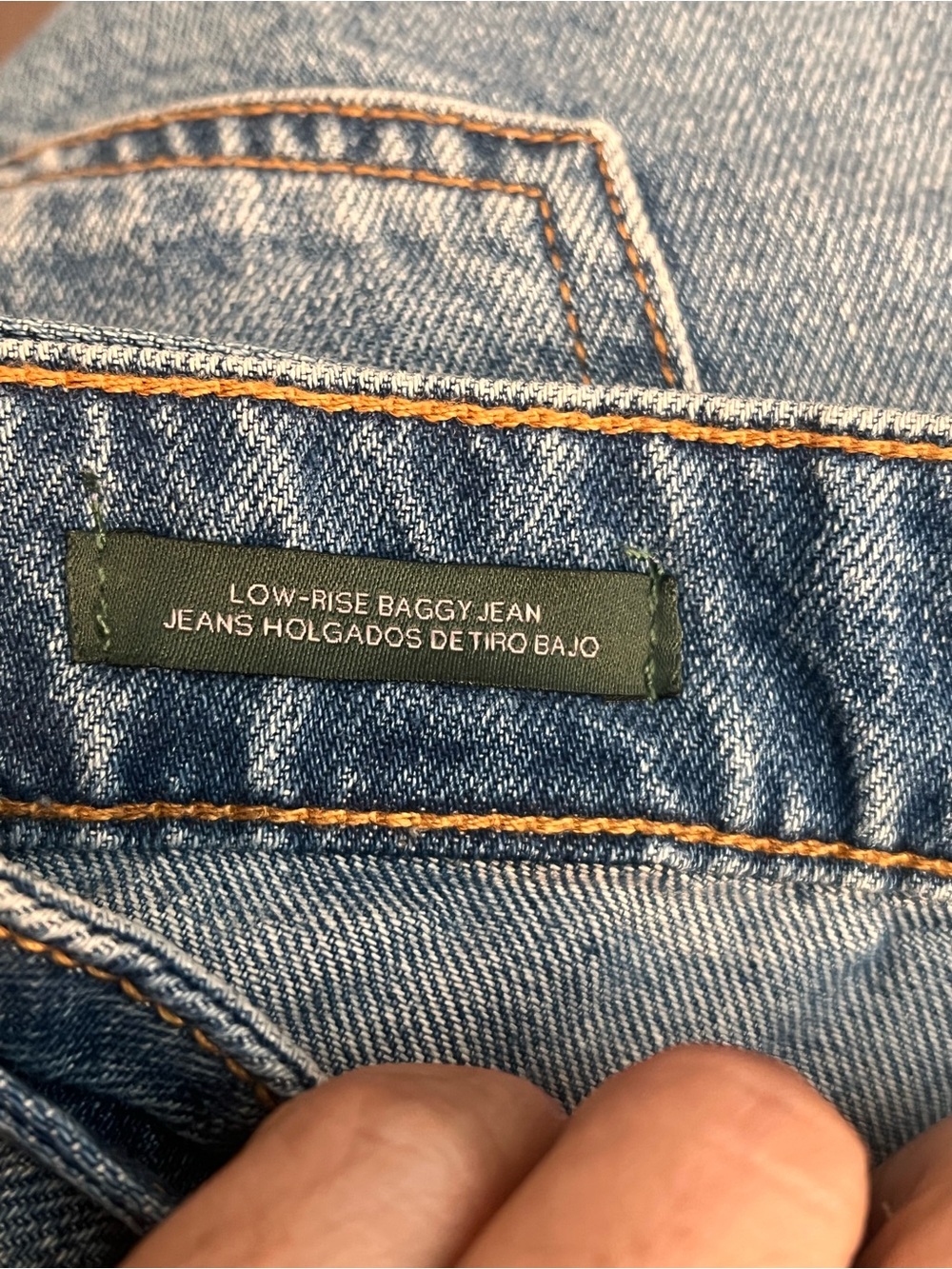 Wild Fable Low Rise Baggy Jeans 00 31” Inseam Rigid Denim Light Wash vintage sty - Picture 4 of 5